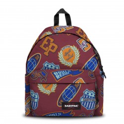 EASTPAK SAC A DOS PADDED CLASH BURGUNDY