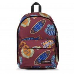 EASTPAK SAC A DOS OUT OF OFFICE CLASH BURGUNDY