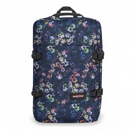 EASTPAK SAC DE VOYAGE TRAVELPACK FLORA FADE NAVY